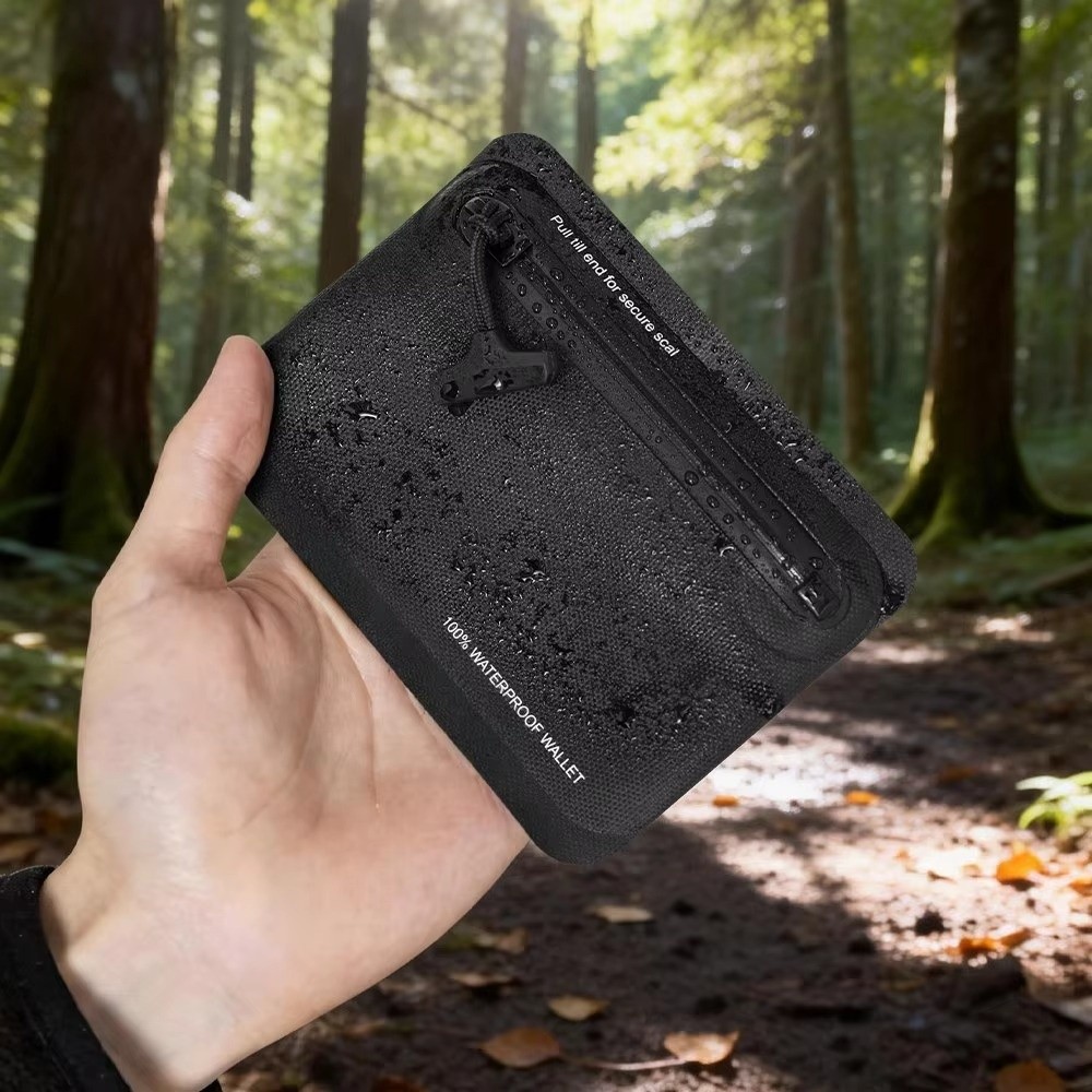 Leather Edc. Carry Pouch - Unisex Lightweight Coin Purse Waterproof Zipper