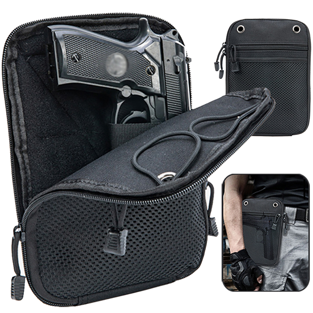 Edc Concealed Carry Holster - Molle Outdoor Tactical Concealed Gun Holster