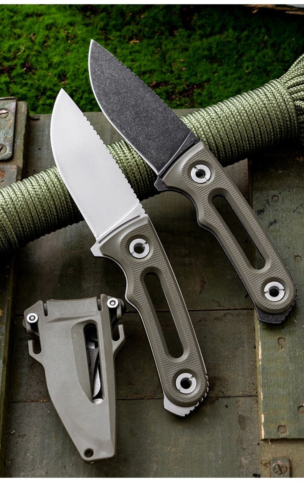 Edc Carry Fixed Blade Knife - FX Portable Fixed Blade Knife 8Cr13Mov