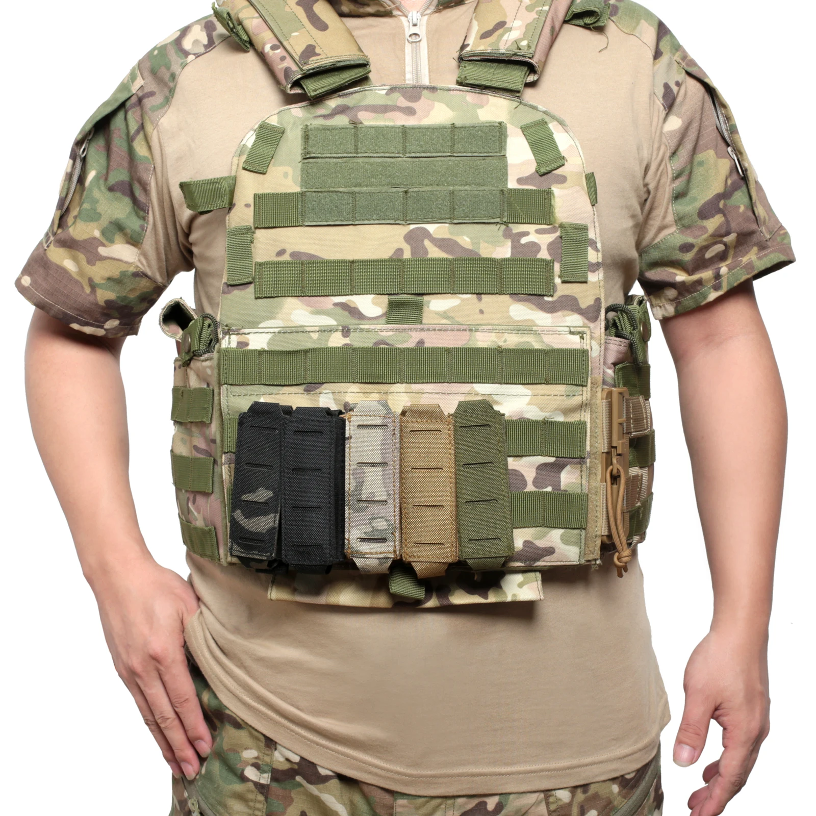 Molle 9mm Magazine Pouch Singl - Edc Carry Flashlight reseña y precio