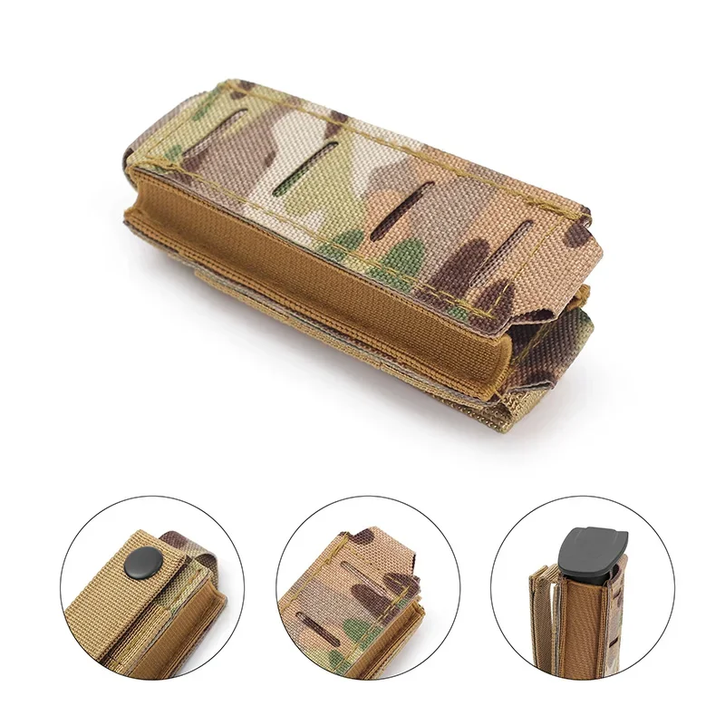 Molle 9mm Magazine Pouch Singl - Edc Carry Flashlight reseña y precio
