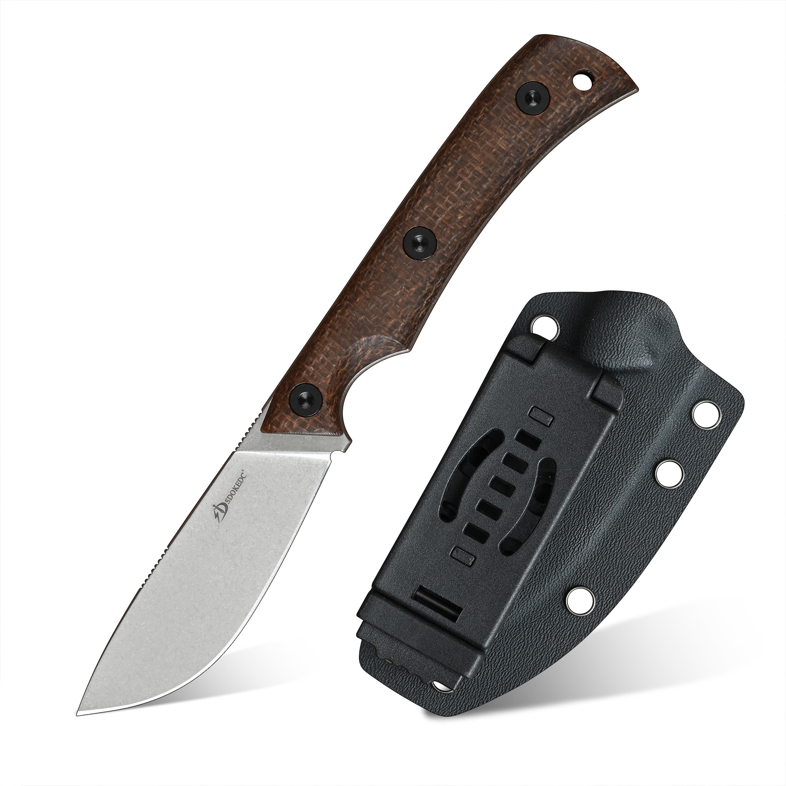 SDOKEDC DC53 Steel EDC Utility - Edc Carry Fixed Blade Knife reseña y precio