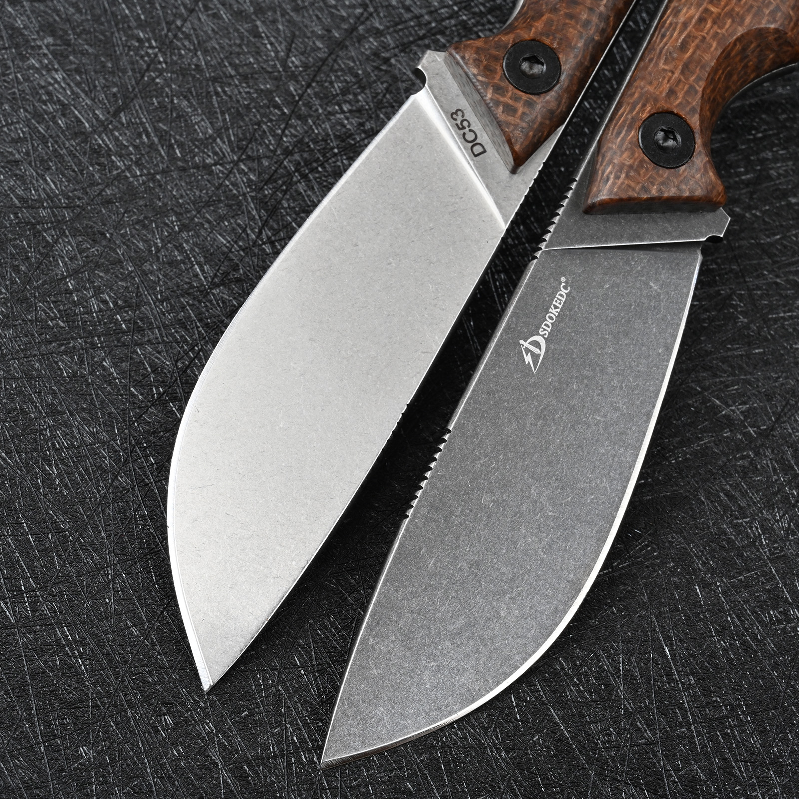 SDOKEDC DC53 Steel EDC Utility - Edc Carry Fixed Blade Knife reseña y precio