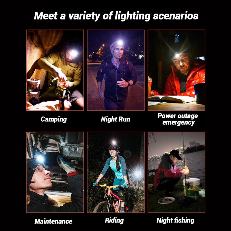 Rechargeable Hands-Free Led He - Keychain Flashlight reseña y precio