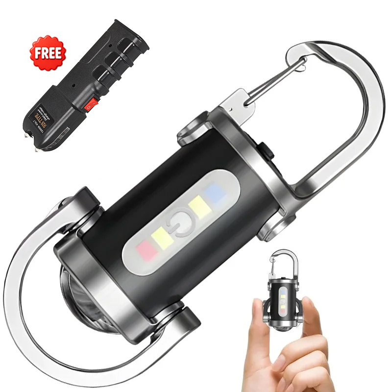 USB Rechargeable Keychain Flas - Keychain Flashlight reseña y precio
