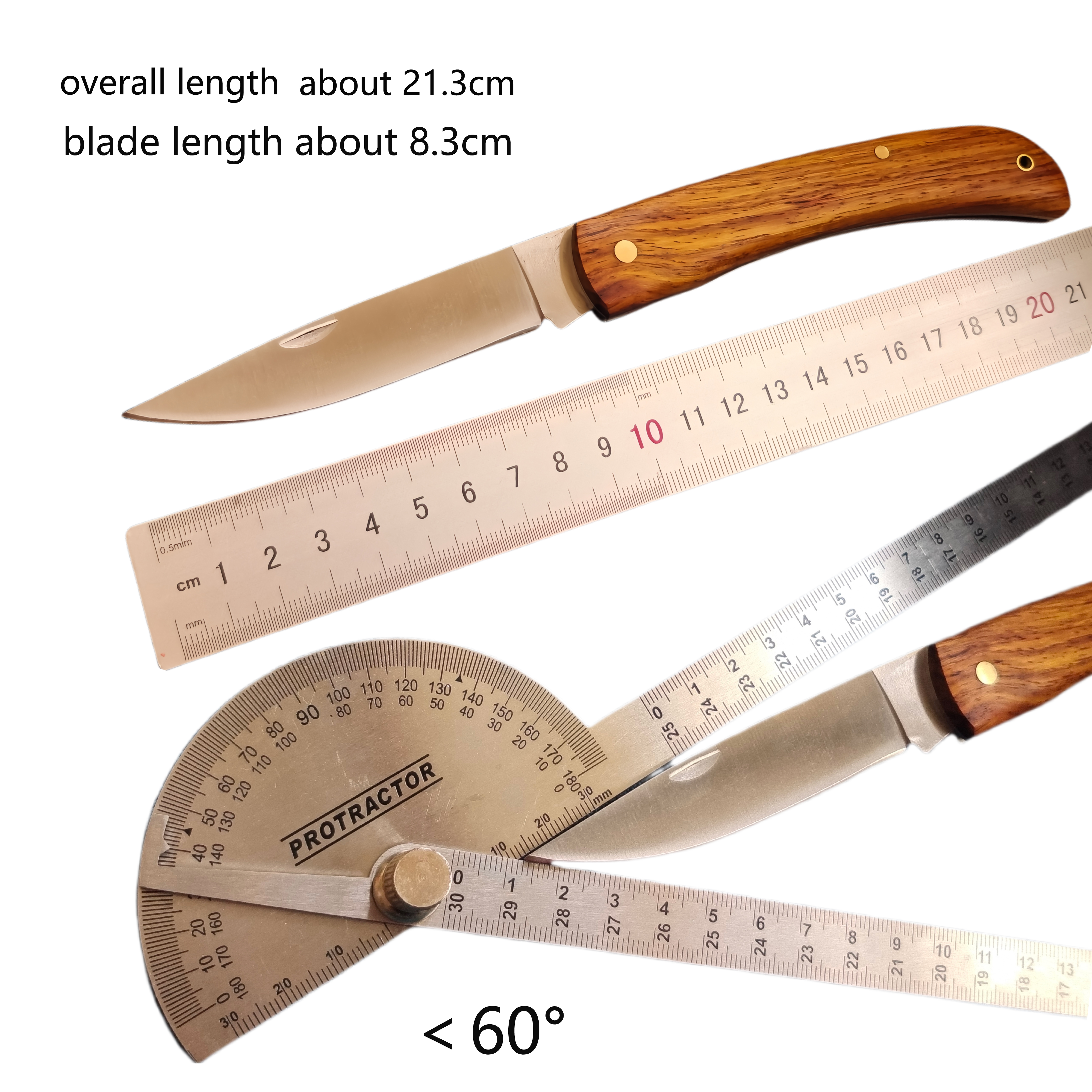 Rosewood Handle Pocket Knife S - Edc Daily Carry reseña y precio