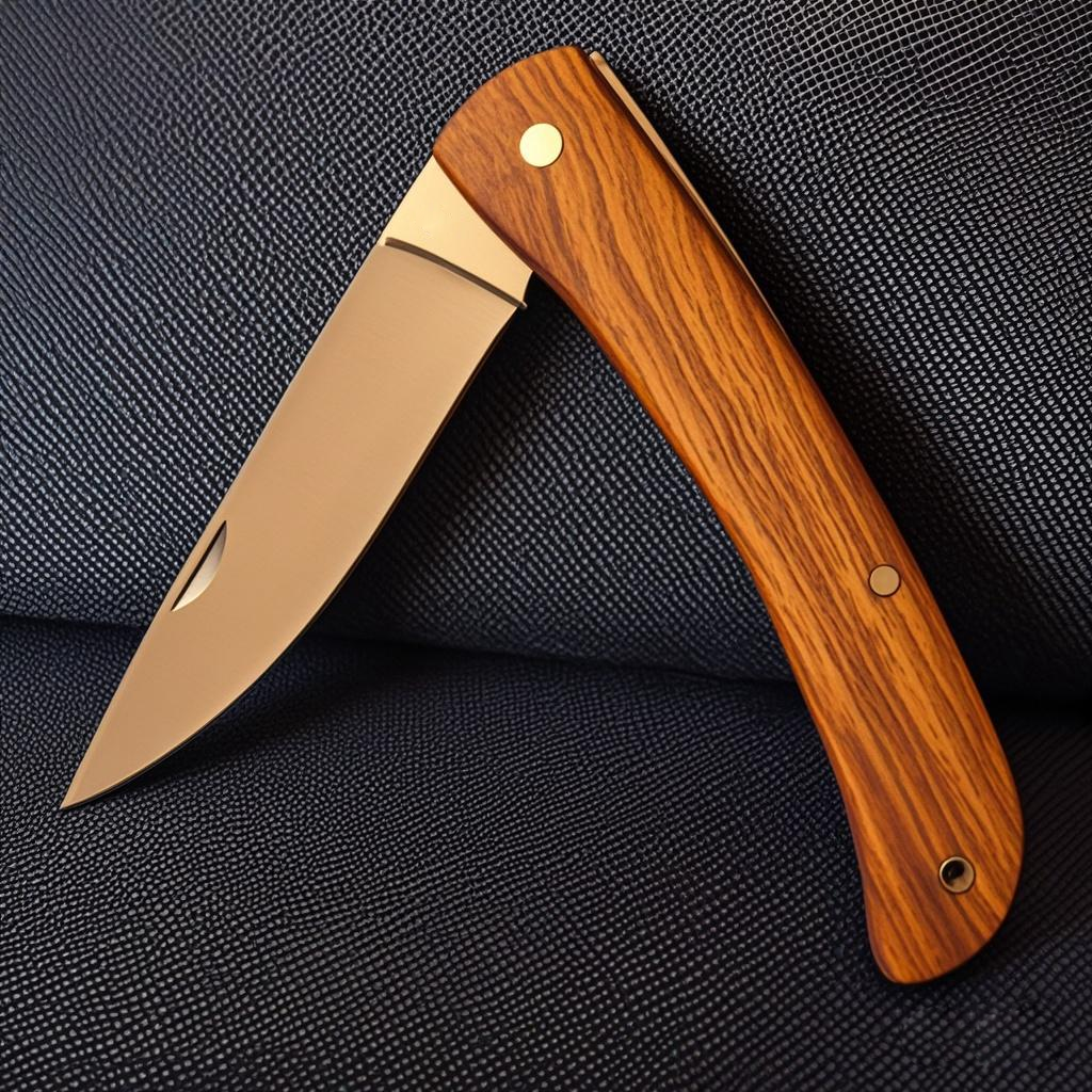 Rosewood Handle Pocket Knife S - Edc Daily Carry reseña y precio