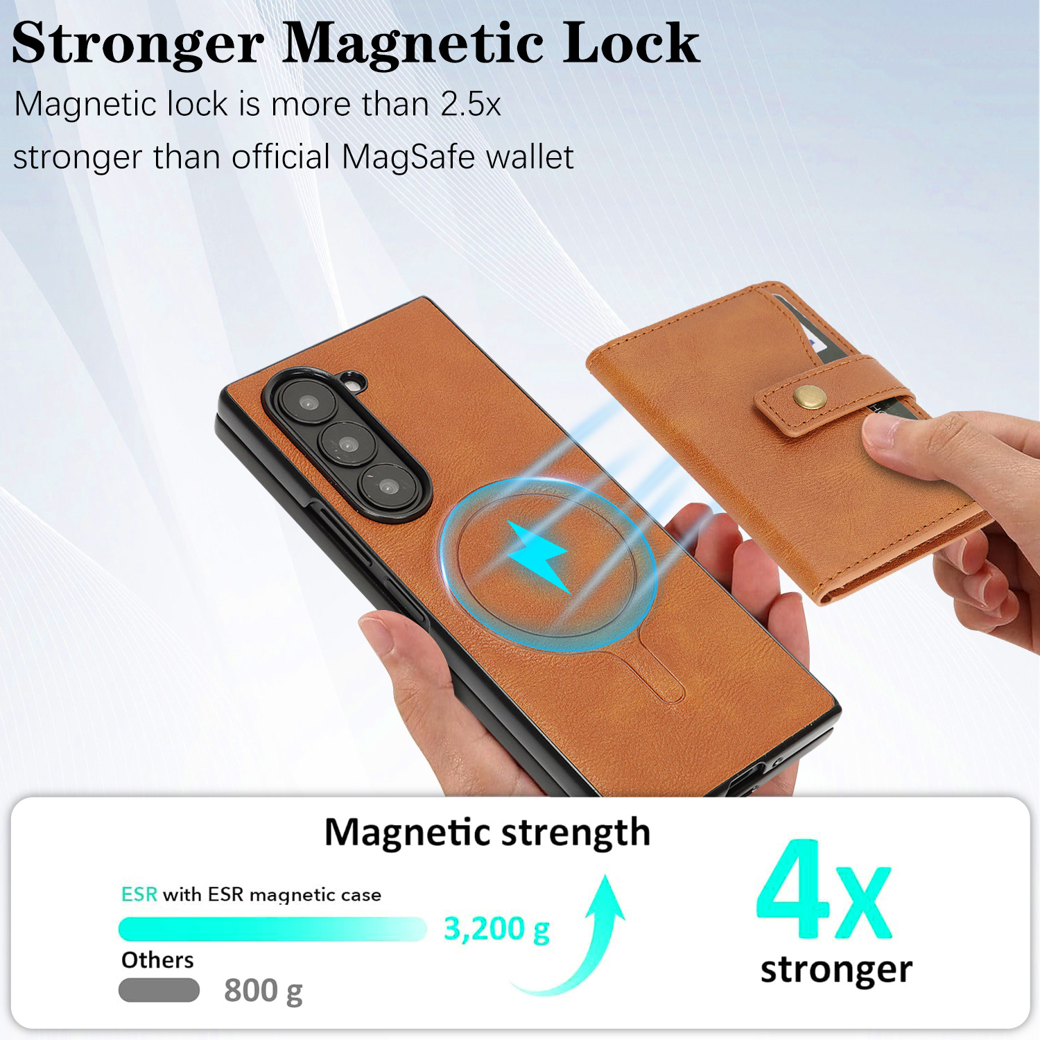 Applicable to Samsung Z Fold7  - Money Clip Magnetic reseña y precio