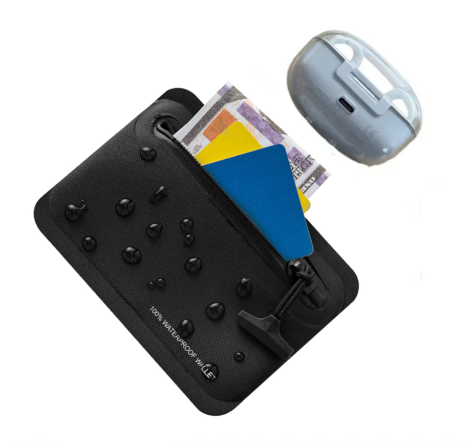 100% Waterproof Zipper Coin Pu - Leather Edc. Carry Pouch reseña y precio
