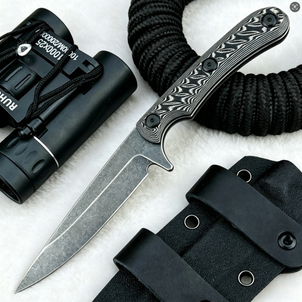 Full Tang Fixed Blade Knives 7 - Edc Carry Fixed Blade Knife reseña y precio
