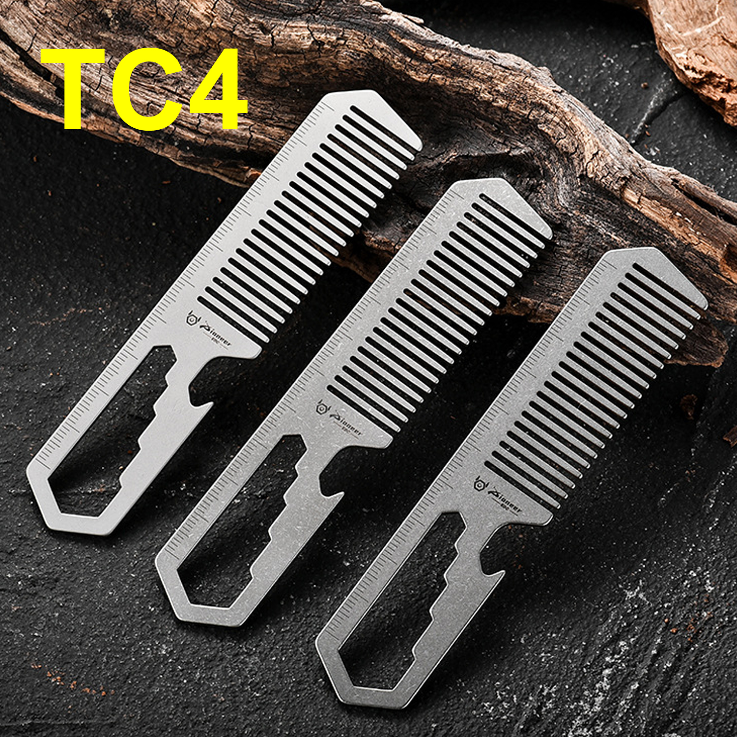 TC4 Titanium Alloy Comb, Bottl - Comb Pocket Titanium reseña y precio