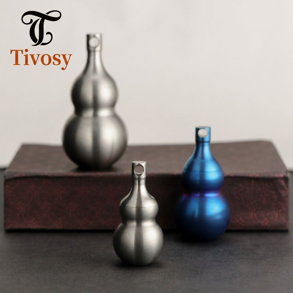 Tivosy Pure Titanium Lucky Gou - Pill Fob Capsule reseña y precio