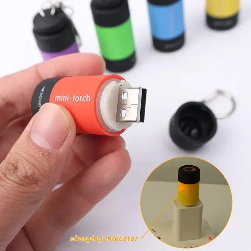 USB Rechargeable LED Multifunc - Keychain Flashlight reseña y precio