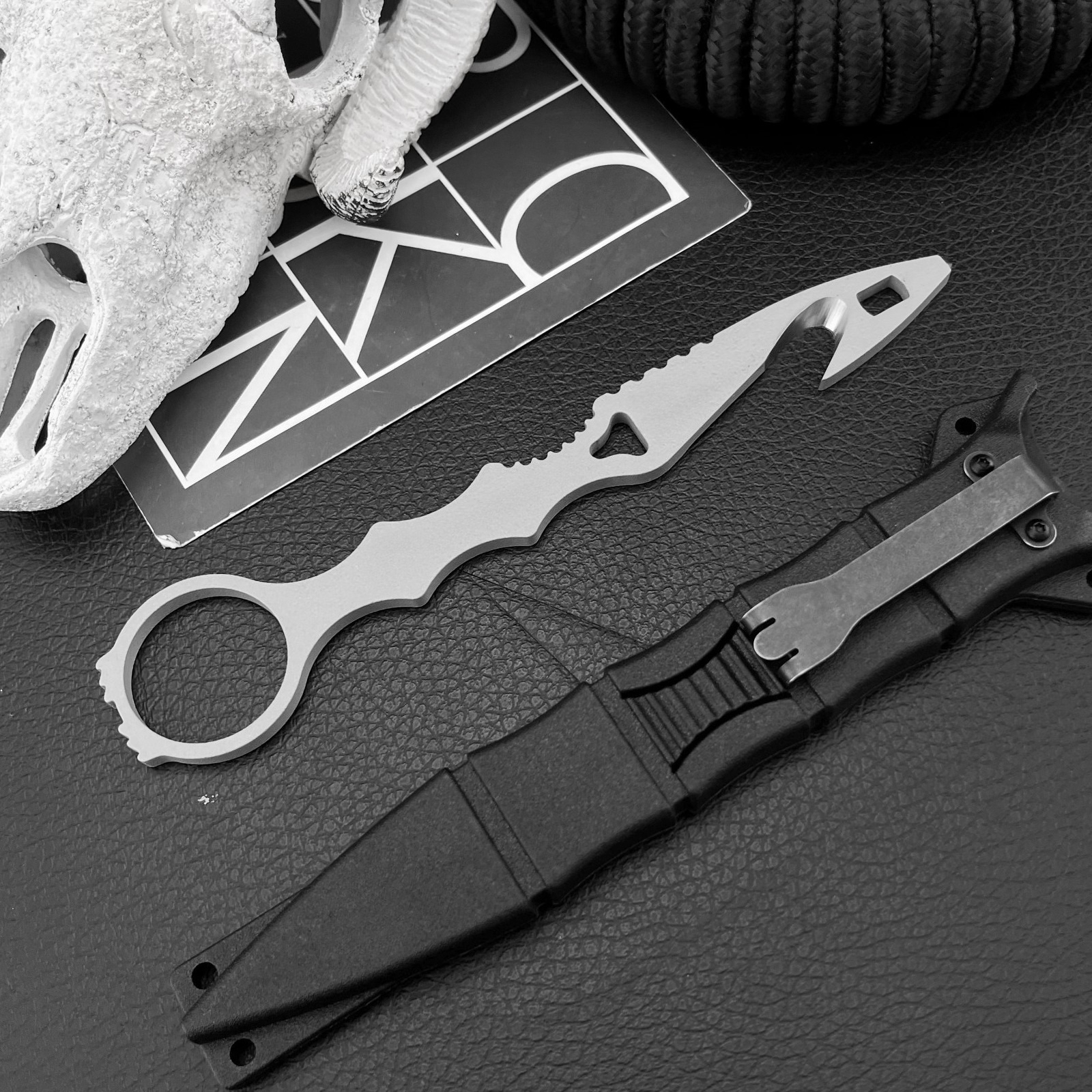 New 179 High Hardness Fixed Bl - Edc Carry Fixed Blade Knife reseña y precio
