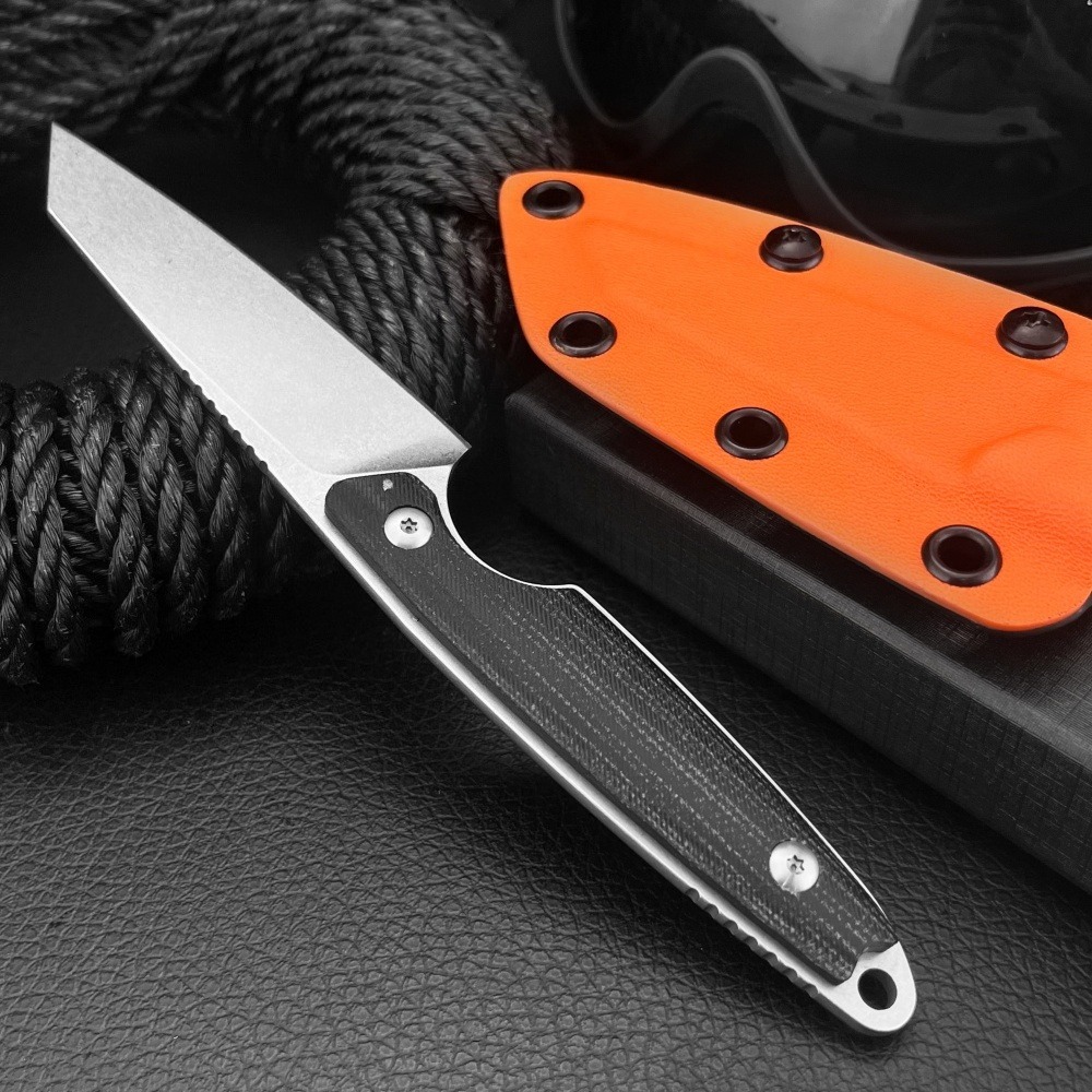 New High Hardness RMJ Camping  - Edc Carry Fixed Blade Knife reseña y precio