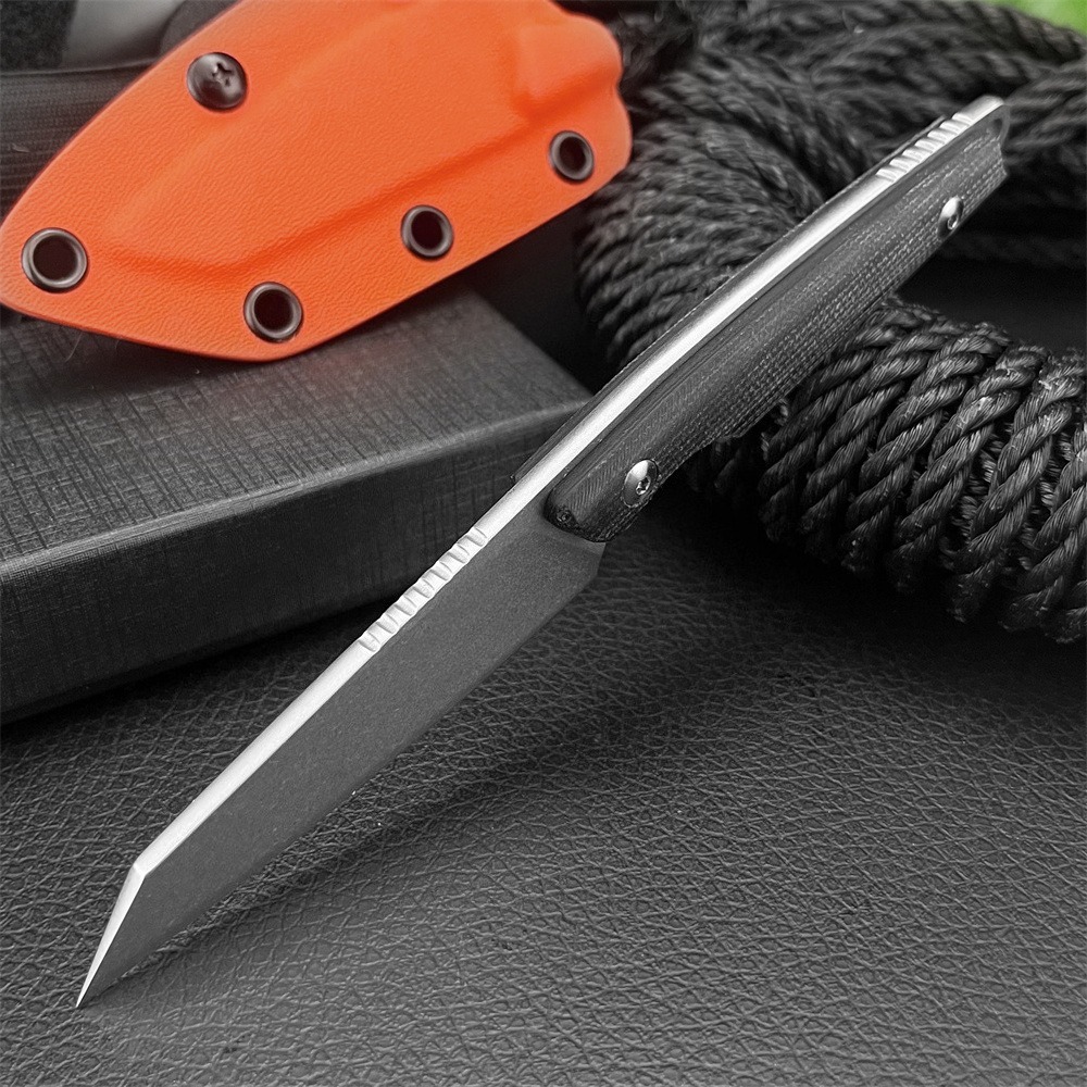 New High Hardness RMJ Camping  - Edc Carry Fixed Blade Knife reseña y precio