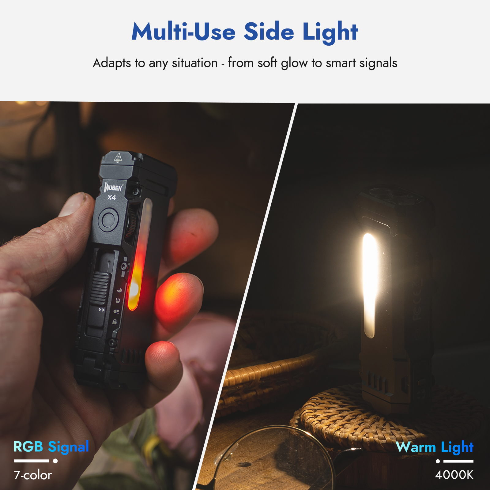 WUBEN X4 & G5 EDC Flashlight B - Edc Carry Flashlight reseña y precio