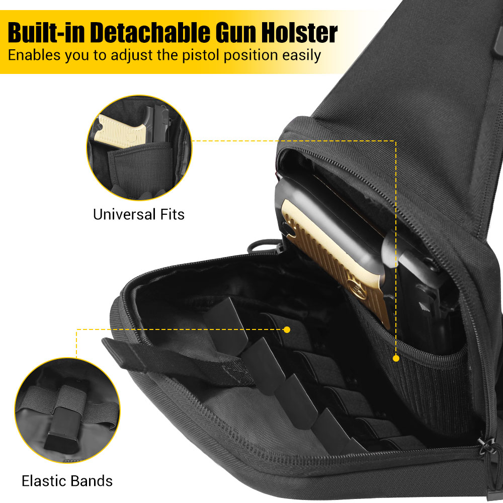 Tactical Pistol Gun Bag Concea - Edc Carry Gun reseña y precio