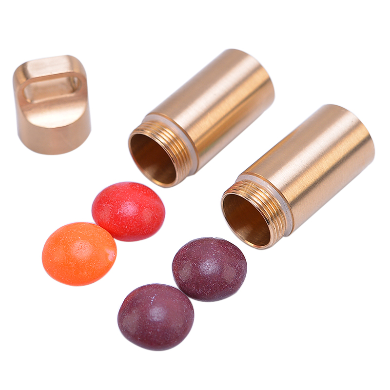 Waterproof Brass Airtight Wate - Pill Fob Capsule reseña y precio
