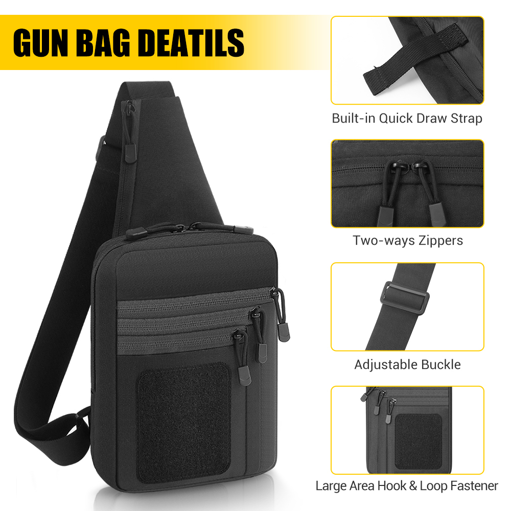 Tactical Pistol Gun Bag Concea - Edc Carry Gun reseña y precio