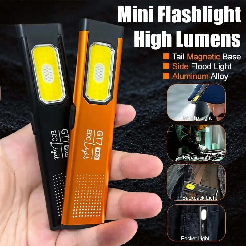 Mini LED Flashlight USB C Rech - Keychain Flashlight reseña y precio