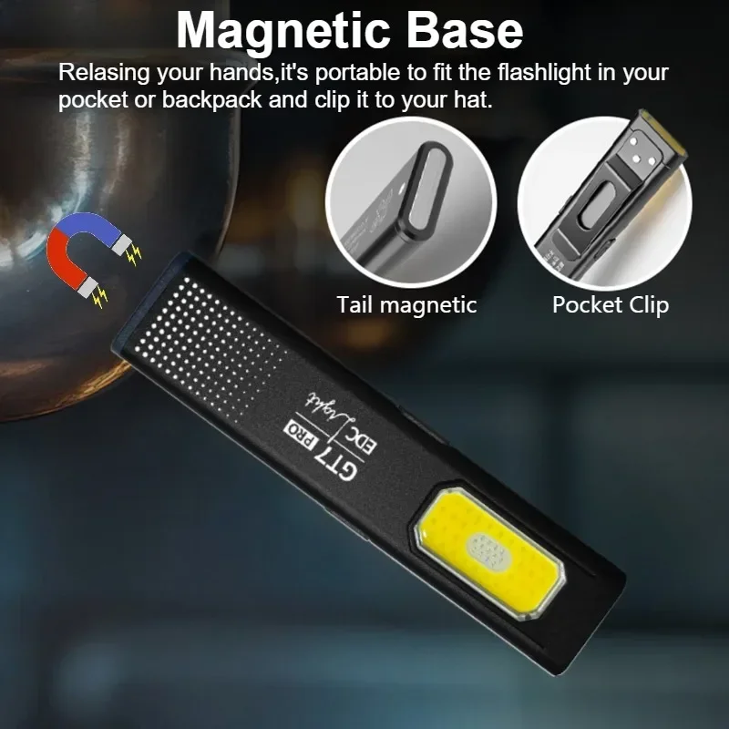 Mini LED Flashlight USB C Rech - Keychain Flashlight reseña y precio