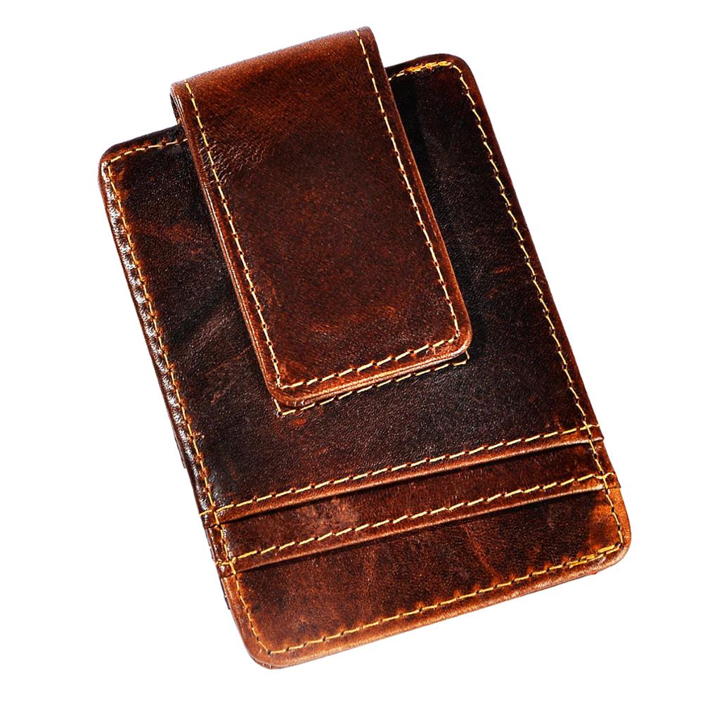 2020 Trend Real Leather Magnet - Money Clip Magnetic reseña y precio