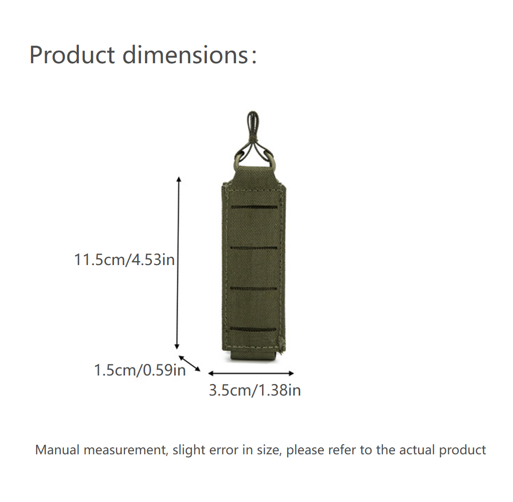 Nylon 9mm Magazine Pouch – Sin - Edc Carry Flashlight reseña y precio