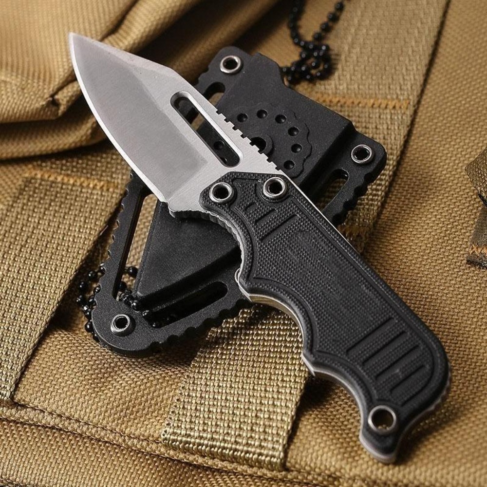 Portable Neck Knife with Kydex - Edc Carry Fixed Blade Knife reseña y precio