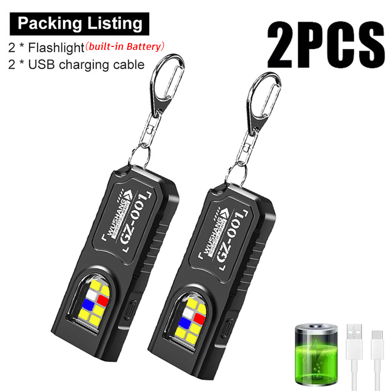 Multifunctional Keychain Flash - Keychain Flashlight reseña y precio