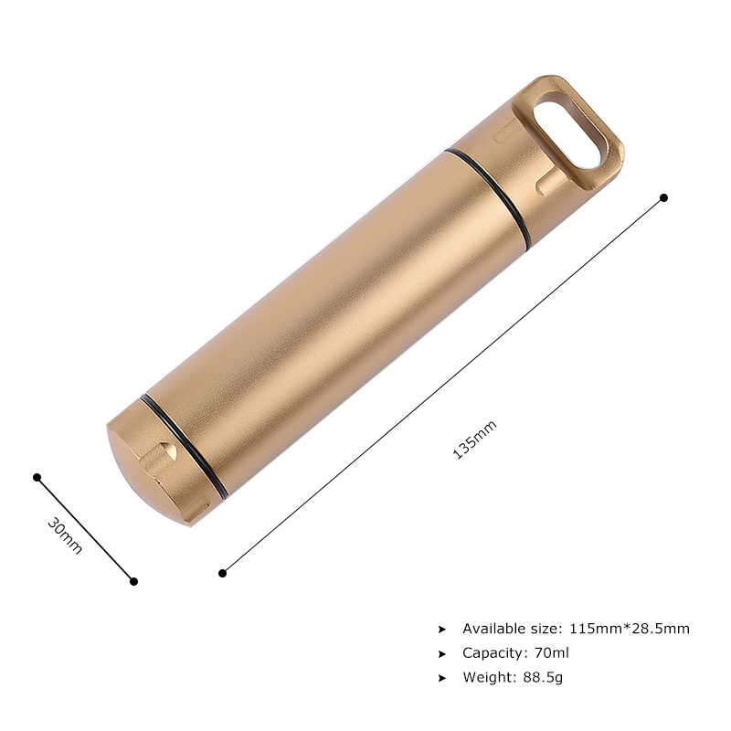 Outdoor Aluminium Waterproof P - Pill Fob Capsule reseña y precio