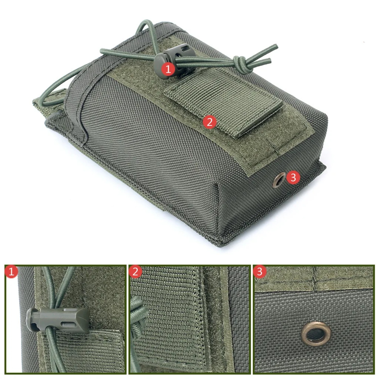 1pc Two Way Radio Holster, Mul - Edc Daily Carry reseña y precio