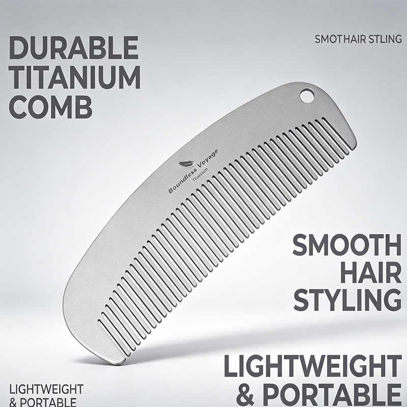 Boundless Voyage Titanium Comb - Comb Pocket Titanium reseña y precio