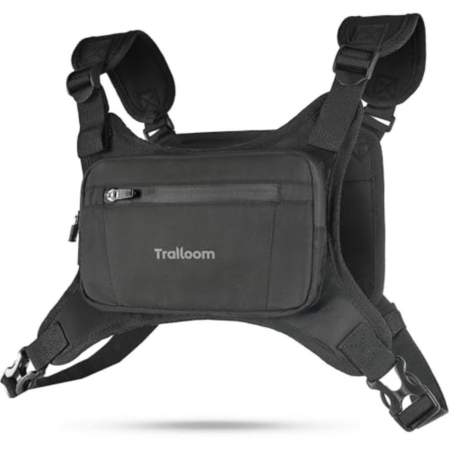 Running Chest Pack Reflective  - Leather Edc. Carry Pouch reseña y precio