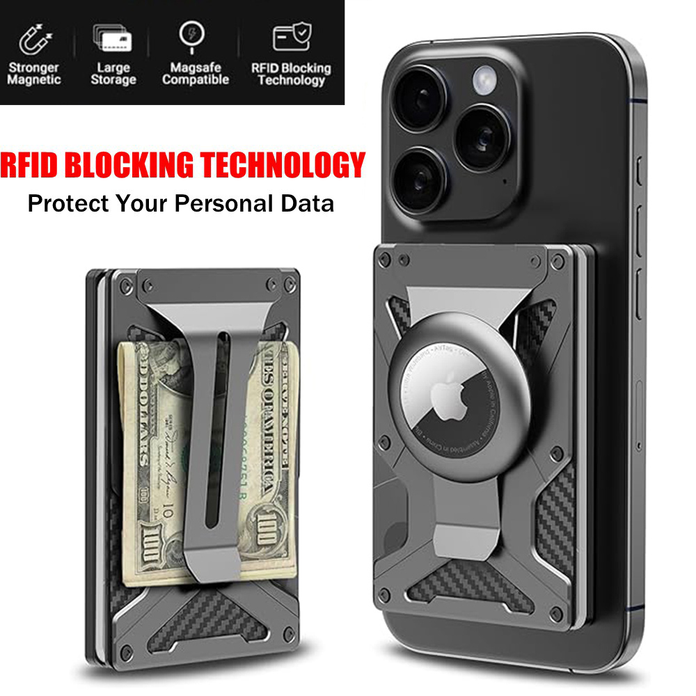Magnetic Phone Wallet Compatib - Money Clip Magnetic reseña y precio
