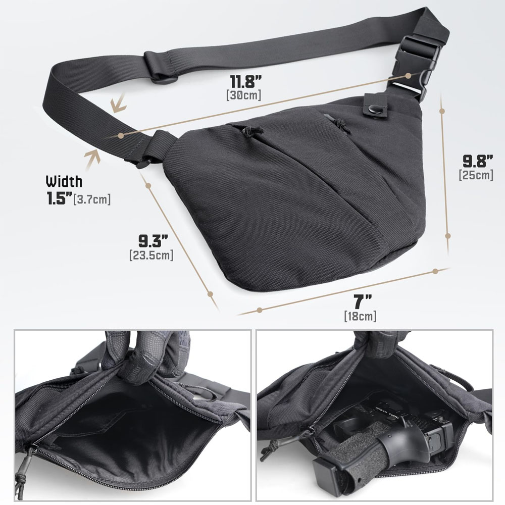 Tactical Concealed Gun Carry B - Edc Carry Gun reseña y precio