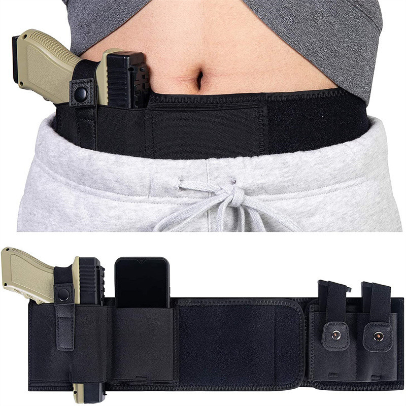 Belly Band Gun Holster Conceal - Edc Carry Gun reseña y precio