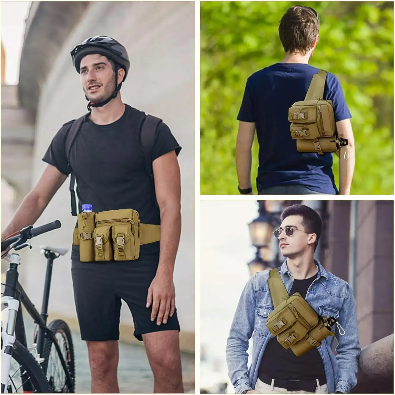 Tactical Fanny Pack for Men Co - Edc Carry Gun reseña y precio