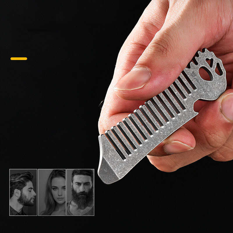 Titanium alloy comb with bottl - Comb Pocket Titanium reseña y precio