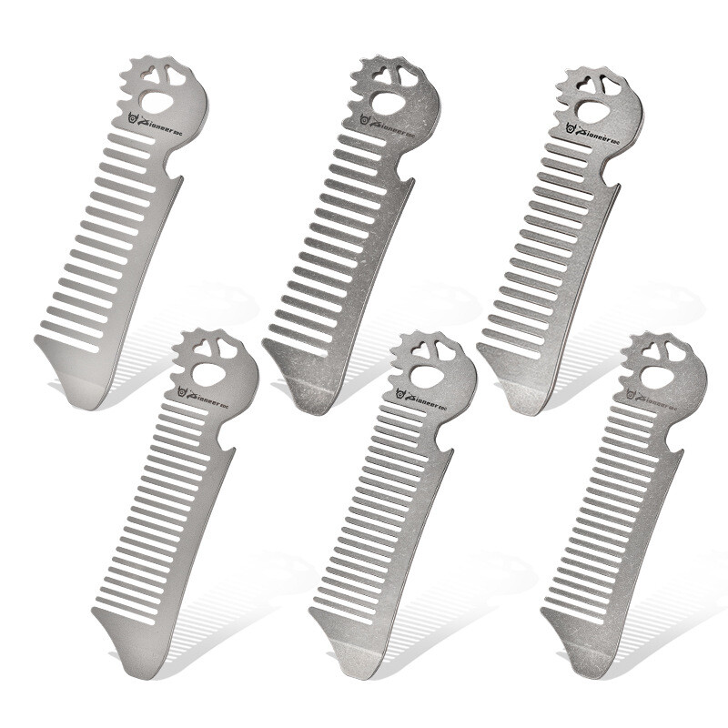 Titanium alloy comb with bottl - Comb Pocket Titanium reseña y precio