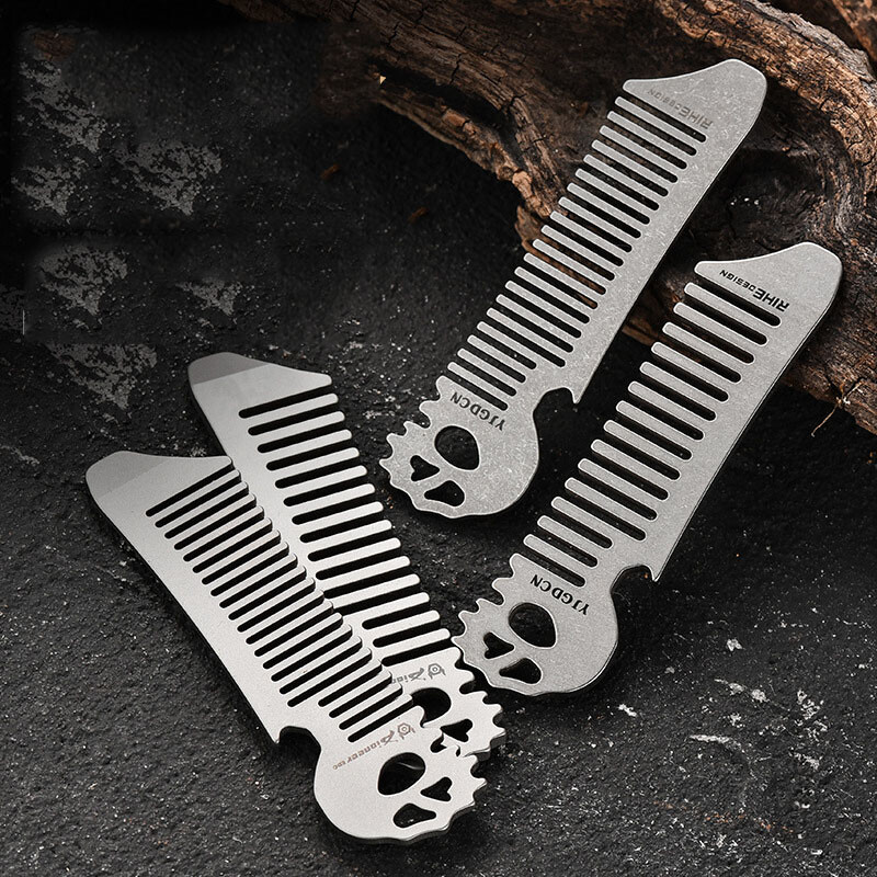 Titanium alloy comb with bottl - Comb Pocket Titanium reseña y precio