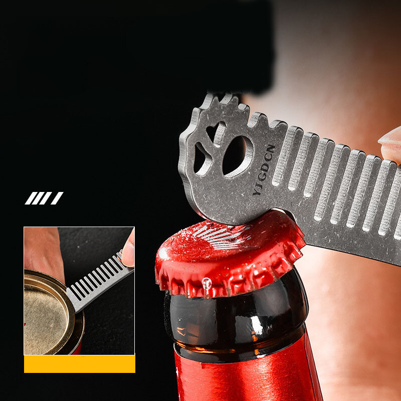 Titanium alloy comb with bottl - Comb Pocket Titanium reseña y precio