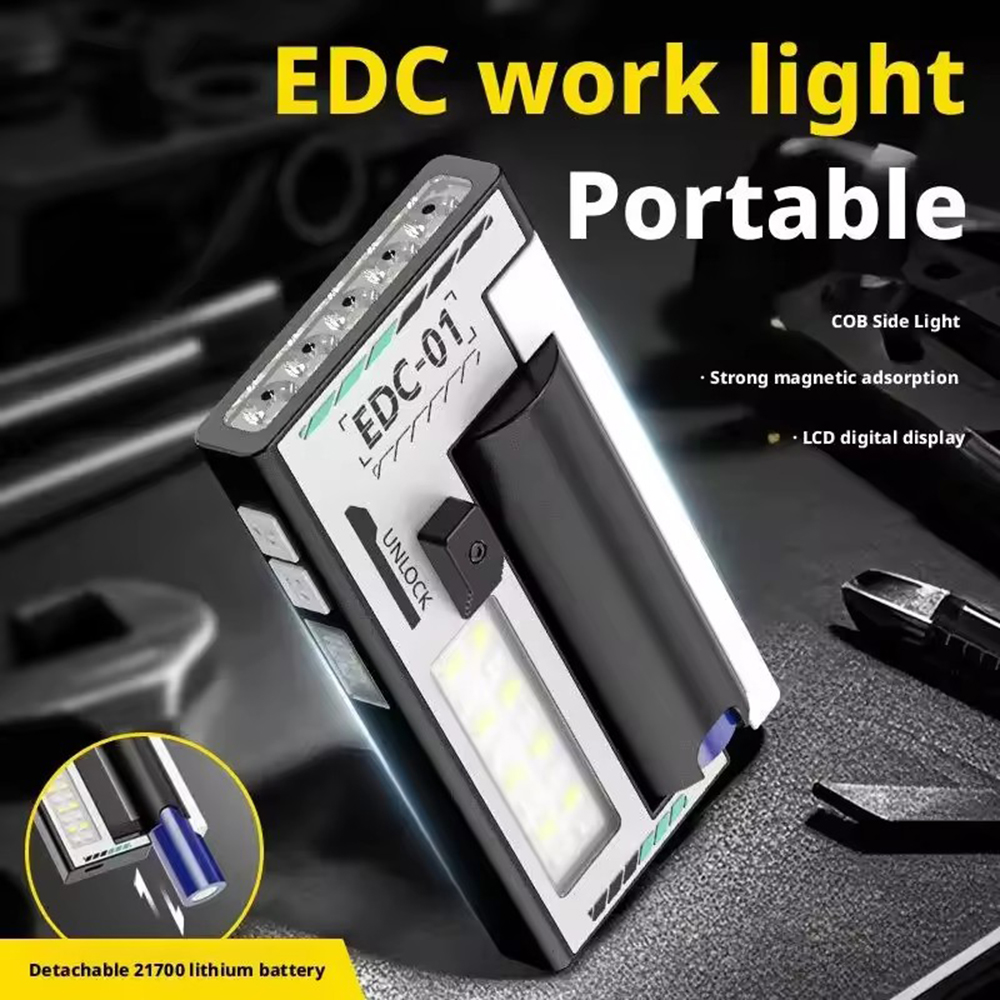 Rechargeable EDC Flashlight, D - Keychain Flashlight reseña y precio