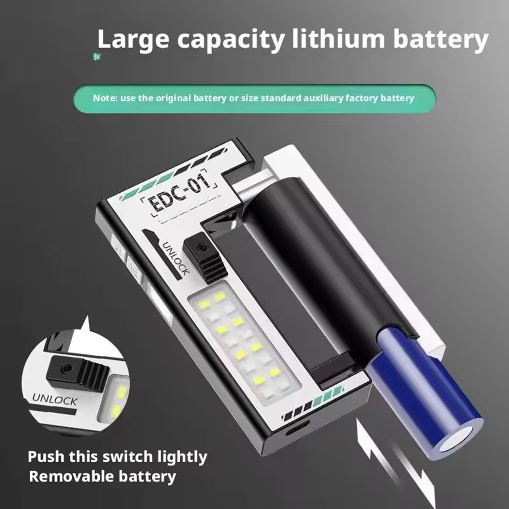 Rechargeable EDC Flashlight, D - Keychain Flashlight reseña y precio