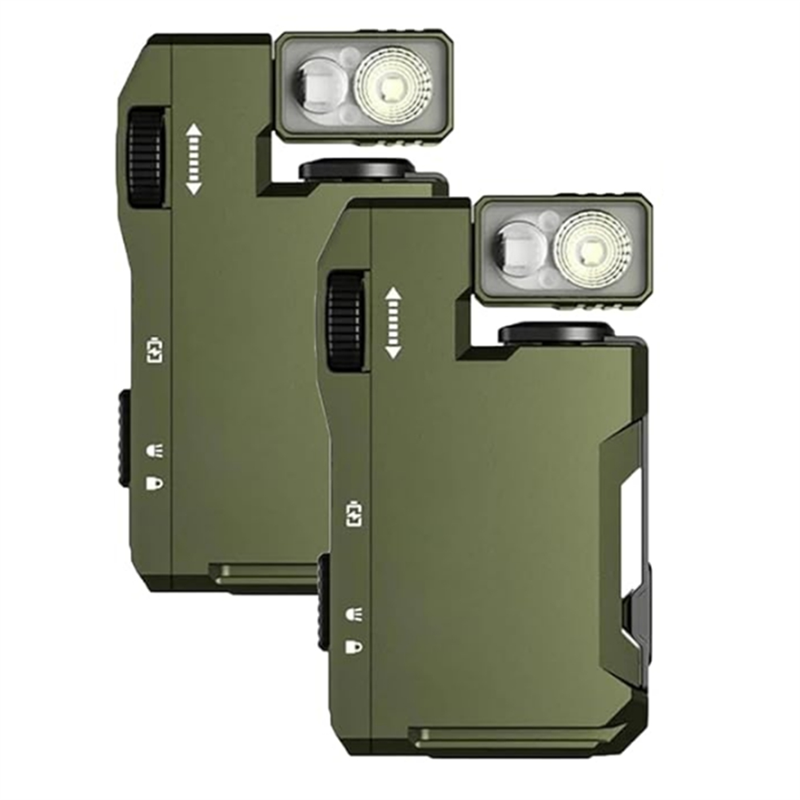 AT51-2Pcs EDC Flashlight With  - Edc Carry Flashlight reseña y precio