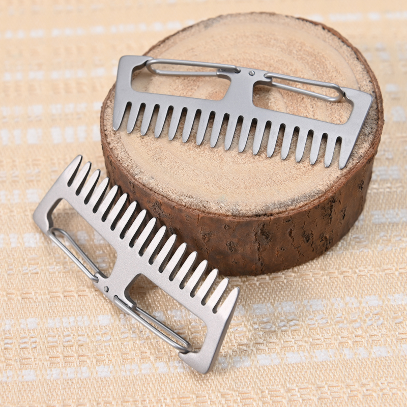 Titanium Alloy Comb EDC Multi- - Comb Pocket Titanium reseña y precio
