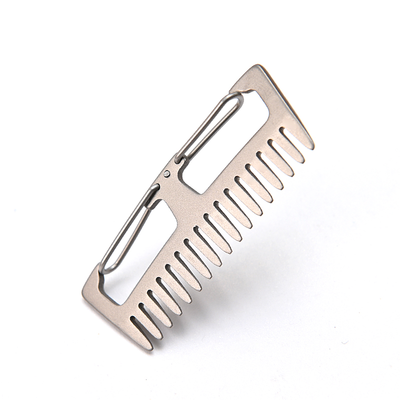 Titanium Alloy Comb EDC Multi- - Comb Pocket Titanium reseña y precio