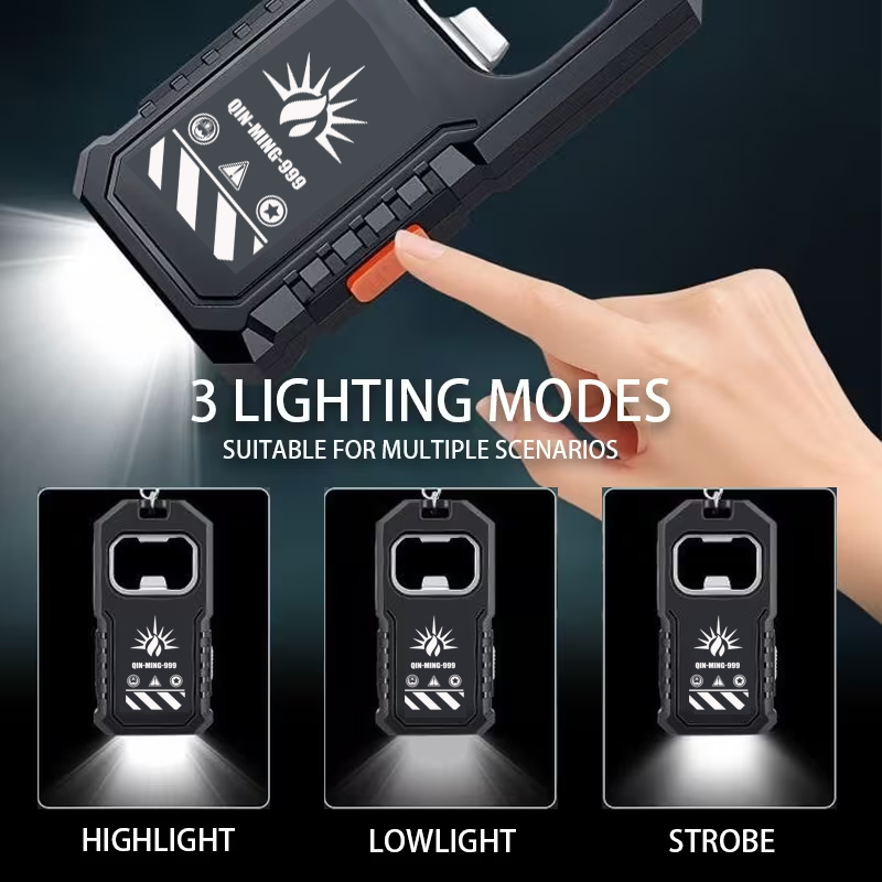2Pcs Portable LED COB Keychain - Keychain Flashlight reseña y precio