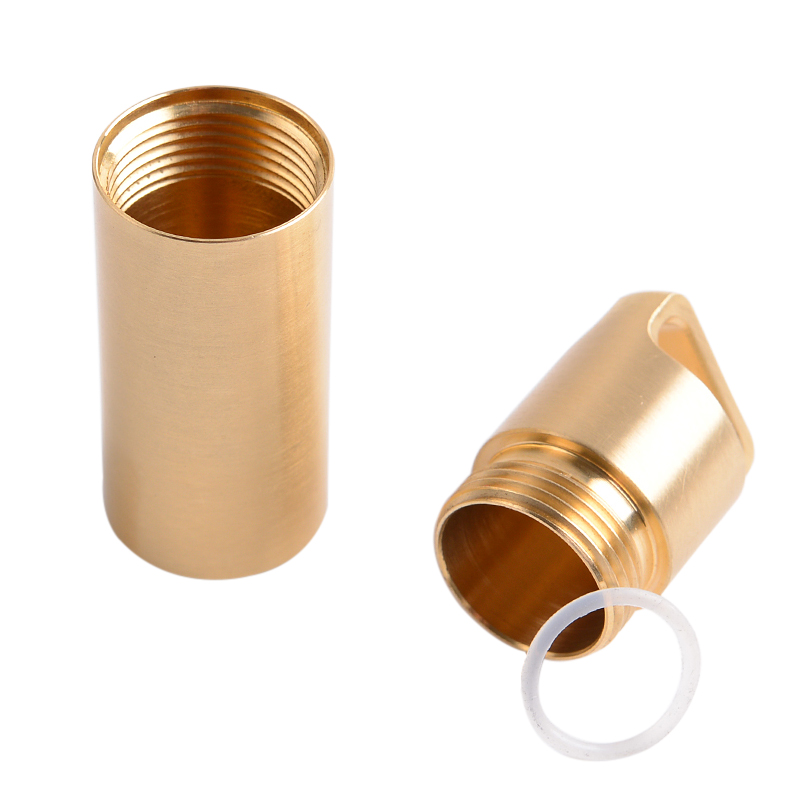 Brass Airtight Watertight Stor - Pill Fob Capsule reseña y precio