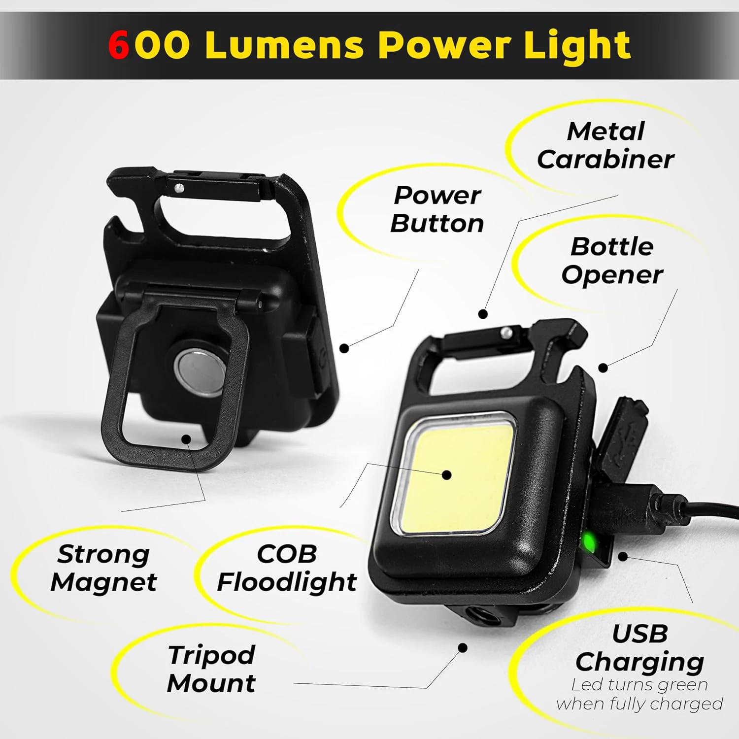 Portable Keychain Light Mini M - Keychain Flashlight reseña y precio